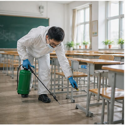 梧州市建筑工地蟑螂清除案例
